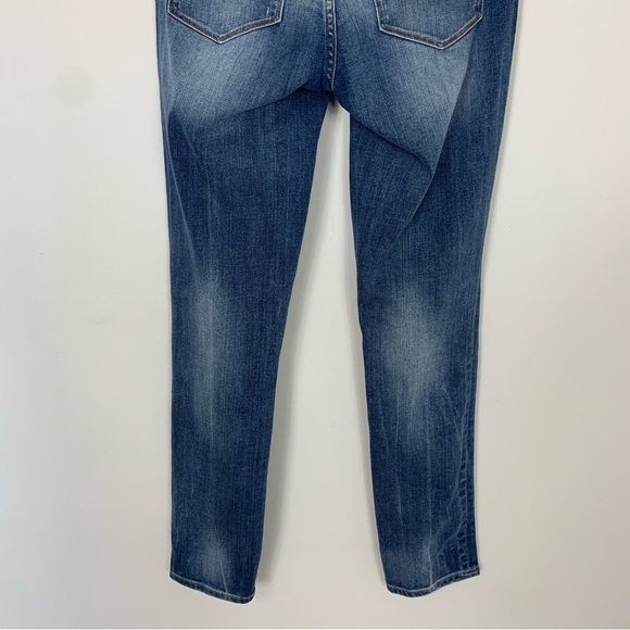 J. Crew Stretch Low Rise Distressed Skinny Jeans Size 25 - Picture 7 of 10